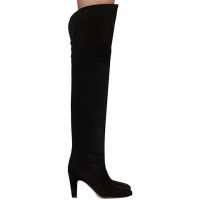 Chloe Black Eve Thigh High Boots 252338F115004