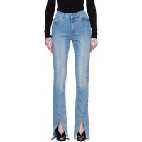 Mugler Blue Stretch Denim Jeans 252345F069001