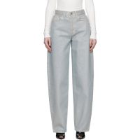 Mugler Blue Foil Jeans 252345F069002