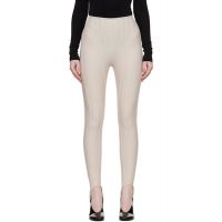 Mugler Beige Corseted Leggings 252345F085001
