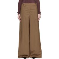 Mugler Brown Super Fine Mela Trousers 252345F087002