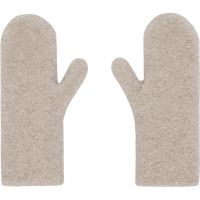 The Row Beige Ladislas Mittens 252359F012003
