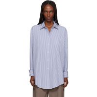 The Row White & Blue Ment Shirt 252359F109012