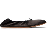 The Row Black Round Ballerina Flats 252359F118005