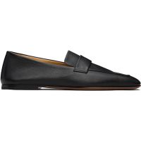 The Row Black Square Loafers 252359F121005