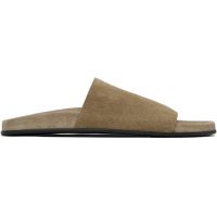 The Row Taupe Hugh Slide Sandals 252359F124005
