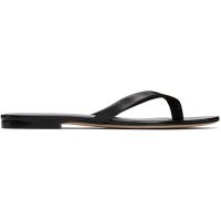 The Row Black Sacha Flip-Flops 252359F124020
