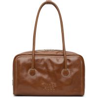 MARGESHERWOOD Brown Soft Boston Bag 252369F046012