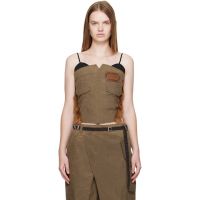 Andersson Bell Brown Trouser Custom Bustier Top 252375F111001