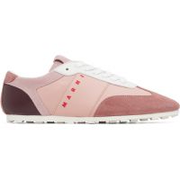 Marni Pink Leather & Suede Sneakers 252379F128003