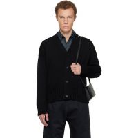Black Marni Symbol Cotton Cardigan 252379M200003