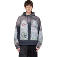Who Decides War Blue Motley Hoodie 252389M202032
