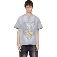 Who Decides War Gray Engulfed Memories Jersey T-shirt 252389M213070