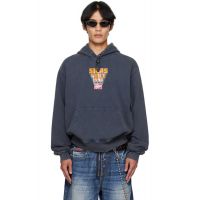 Silas Navy Since 1998 Drawstring Sweat Hoodie 252399M202006