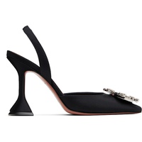 Amina Muaddi Black Begum Sling Heels 252415F122000