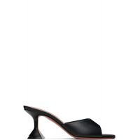 Amina Muaddi Black Lupita Slipper 70 Heeled Sandals 252415F125053
