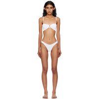 Hunza G White Misty Bikini 252431F105034