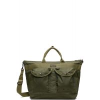 RRL Khaki Nylon Utility Messenger Tote 252435M172002