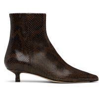 Aeyde Brown Sofie Leather Ankle Boots 252454F113019