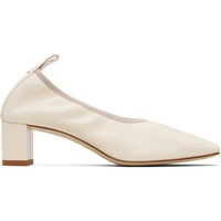 Aeyde Beige Narissa Ruched Heels 252454F122004