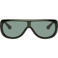 Port Tanger SSENSE Exclusive Green Sayf Sunglasses 252458M134000