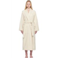 Tekla Beige Terry Classic Bathrobe 252482F077000