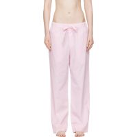Tekla Pink Poplin Pyjama Pants 252482F079018