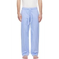 Tekla Blue Sateen Pyjama Pants 252482M218034