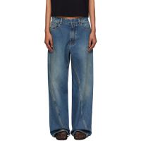 ALAIA Blue Twisted Jeans 252483F069005
