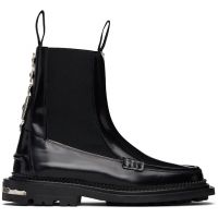 Toga Pulla Black Polido Chelsea Boots 252492F113005