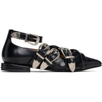 Toga Pulla Black Polido Flats 252492F118002