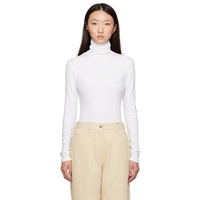 LE17SEPTEMBRE White Asymmetrical Turtleneck 252495F099000