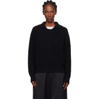Mfpen Black Collar Sweater 252505F096003