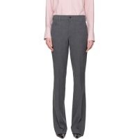 The Attico Gray Long Trousers 252528F087004