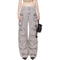 The Attico Gray Fern Jeans 252528F087005