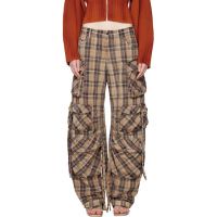 The Attico Brown Fern Trousers 252528F087007