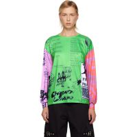 Chopova Lowena Multicolor Poster Oversized Jersey T-shirt 252529F110003