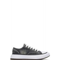 Maison MIHARA YASUHIRO Black Yucca OG Sole Bleach-Wash Low-Top Sneakers 252551F128000