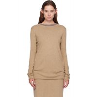 LISA YANG Beige Maurie Sweater 252581F096022
