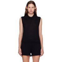 LISA YANG Black Lise Polo 252581F108007