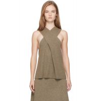 LISA YANG Taupe The Lyra Top 252581F111011