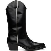 Ernest W. Baker Black High Western Boots 252600M223000