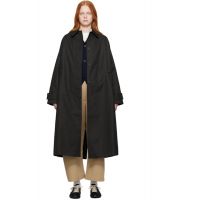Studio Nicholson Navy Holin Technical Cotton Trench Coat 252608F059000