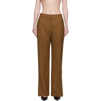 Studio Nicholson Brown Mitra Trousers 252608F087006