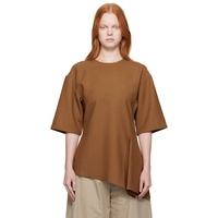 Studio Nicholson Brown Vichy Top 252608F110010