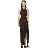 Paloma Wool Brown Halcon Maxi Dress 252648F055003