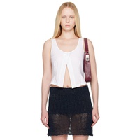 Paloma Wool White Pinsa Top 252648F111017