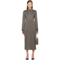 Rier Gray Polar Midi Dress 252661F054000