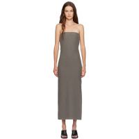 Rier Gray Walker Bustier Midi Dress 252661F054002