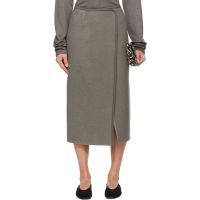 Rier Gray Walker Midi Skirt 252661F092001